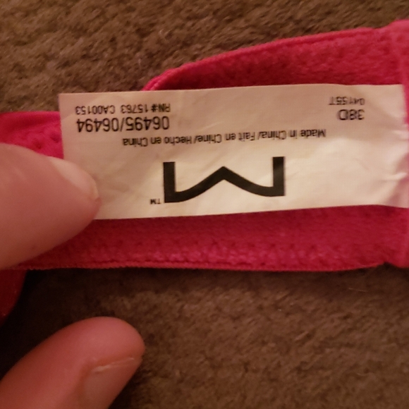 bra red lace by maiden fair 38D size very pretty - Picture 2 of 5